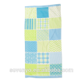 100% cotton Patchwork Turquoise Hot Prints Brazilian Beach Towel BT-080 China Supplier wholesale